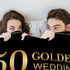 Golden Wedding Anniversary Blanket A Perfect Gift for Your Parents